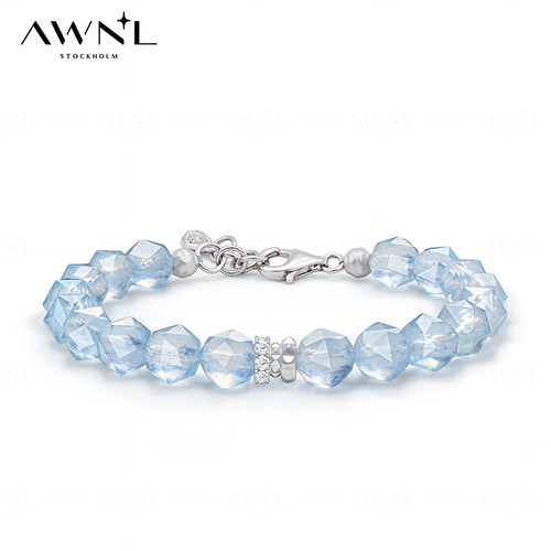 AWNL刺梨蔷薇海蓝宝手链