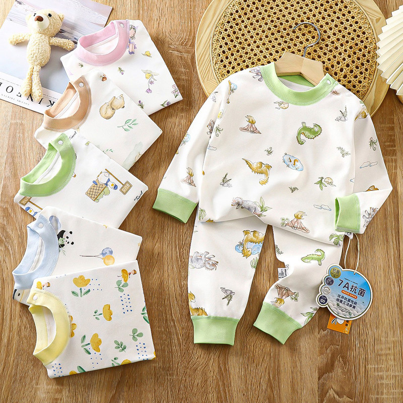宝宝秋衣套装纯棉春秋睡衣儿童内衣婴儿衣服男童秋裤女童全棉保暖,童装/婴儿装/亲子装,内衣套装,淘宝优惠券,粉丝福利购,淘宝优惠卷