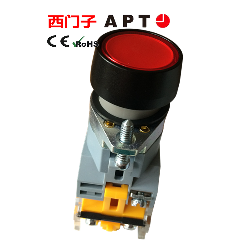 正品西门子APT 自锁带灯圆钮LA39-A1-11TD/r23gy31 24V红绿黄色 电子元器件市场 按钮 原图主图