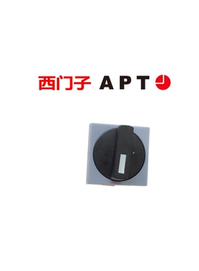 西门子APT二位置方形短柄旋钮LA39-B2-11XF/KFU黑色开孔22mm