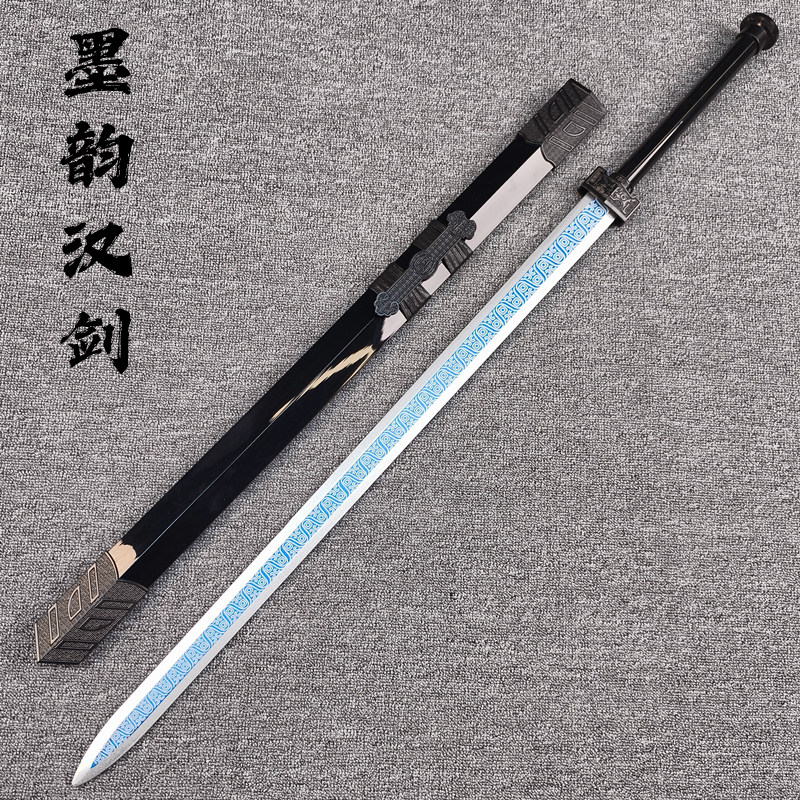 如意木剑古风装扮配饰cos刀剑秦皇剑儿童带鞘玩具楠竹宝剑唐横刀