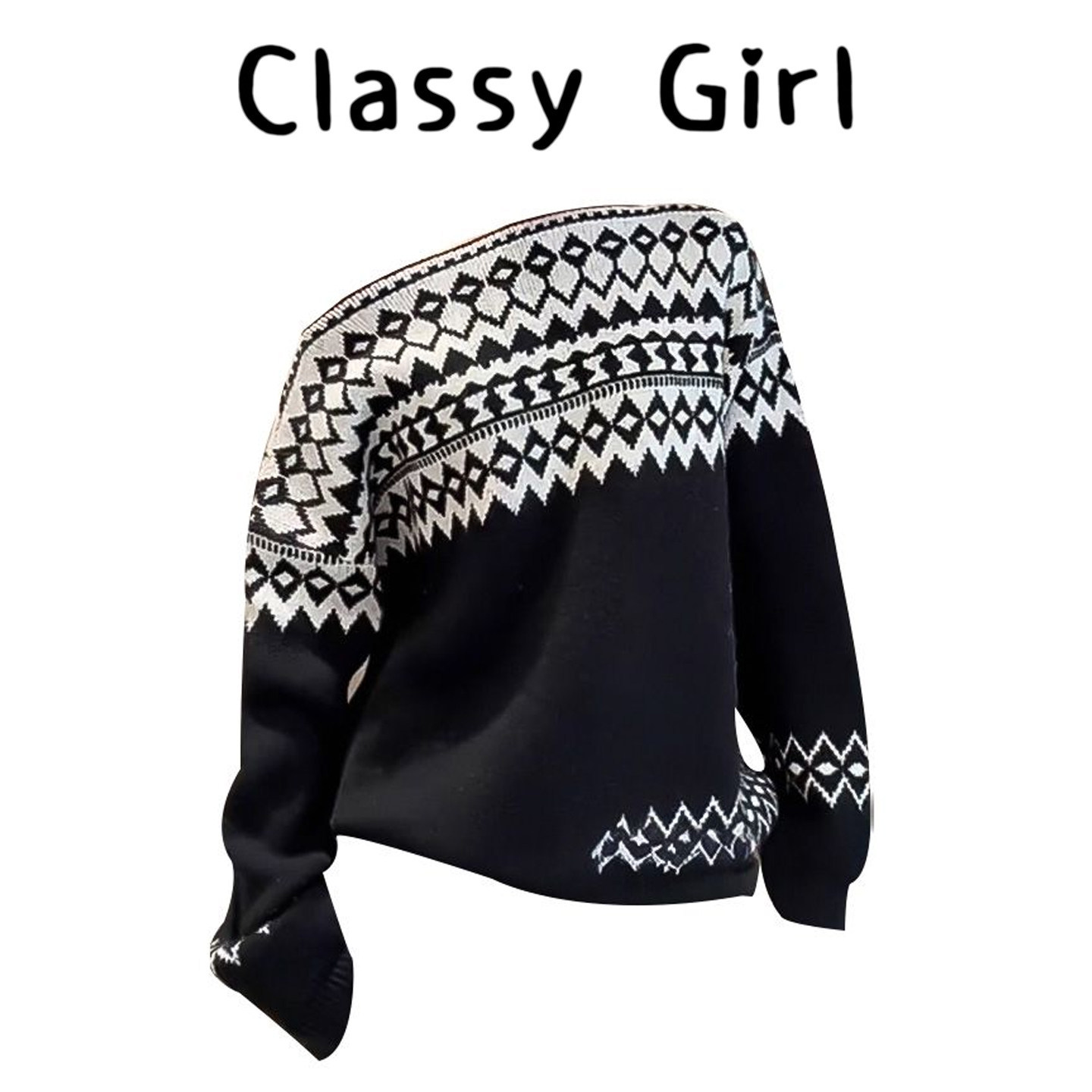 秋冬复古显瘦设计感气质针织衫