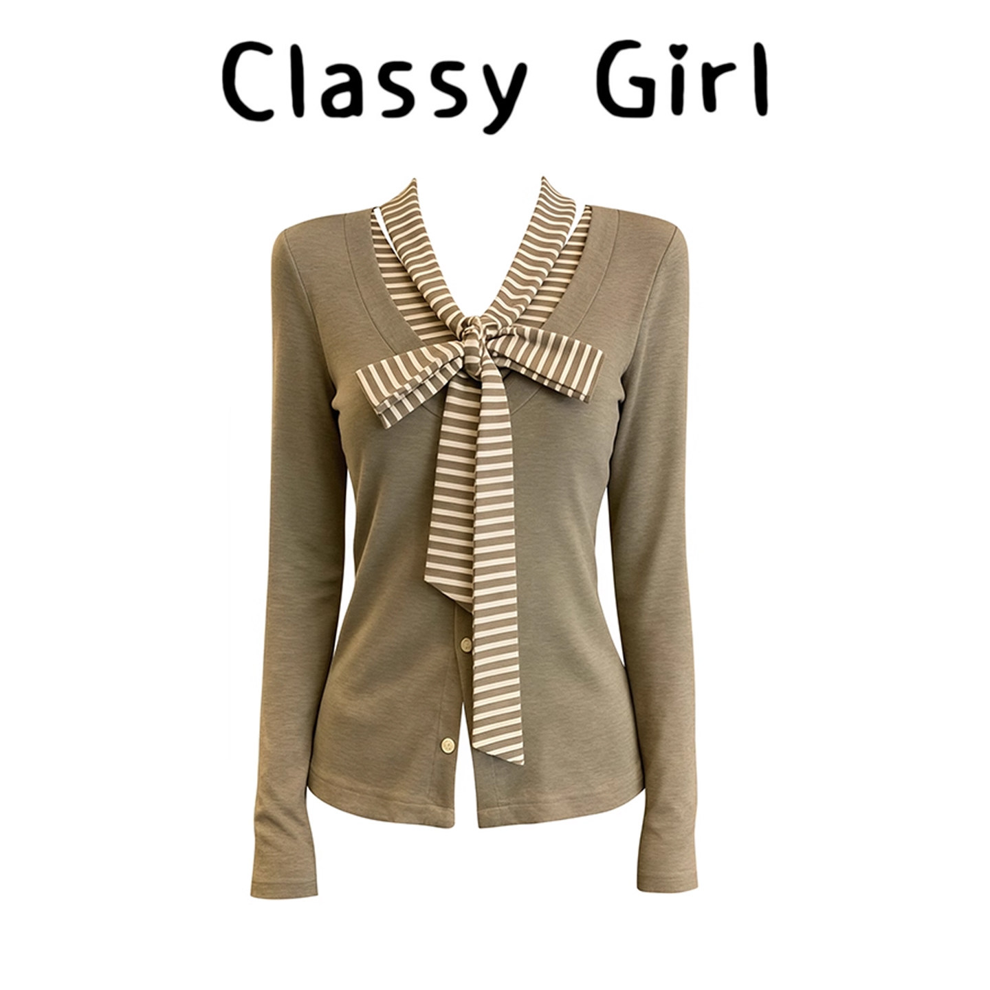 秋冬韩系新款显瘦内搭修身上衣