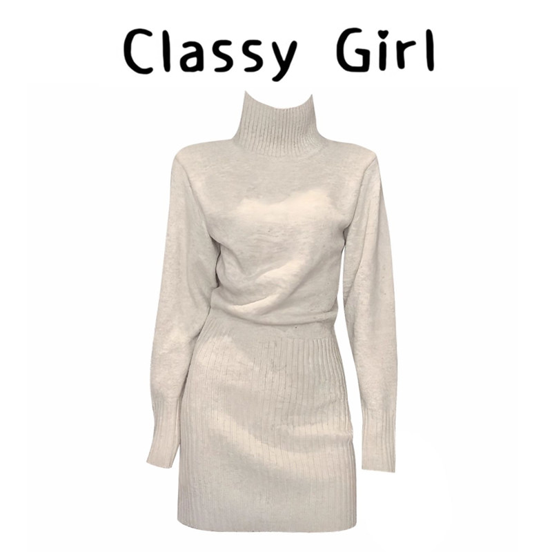 辣妹小众气质时尚高领针织连衣裙女秋冬通勤收腰显瘦内搭包臀短裙,女装/女士精品,大码连衣裙,淘宝优惠券,粉丝福利购,淘宝优惠卷