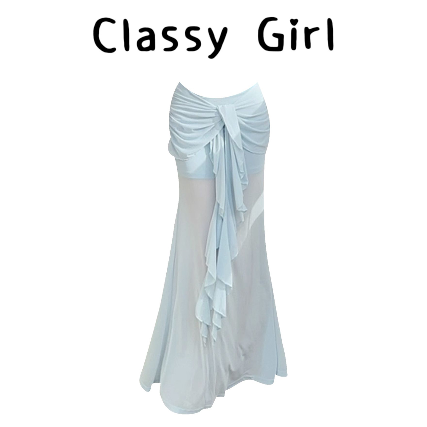 【现货】法式仙女高腰半身裙