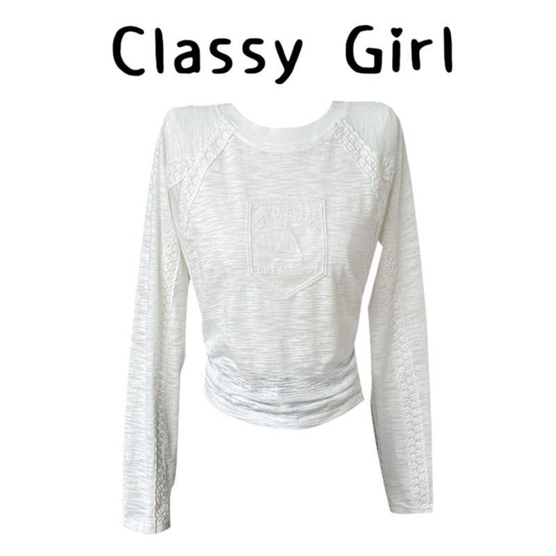 秋冬韩系百搭蕾丝拼接打底衫上衣
