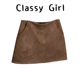 Classy girl 轻奢老钱风气质A字半身裙女早秋高腰简约直筒短裙