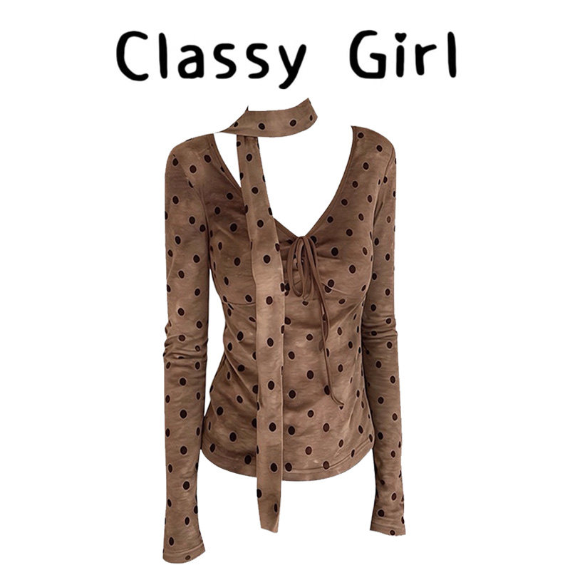 秋冬新款复古减龄辣妹显瘦上衣