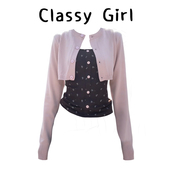 复古碎花吊带女2026春夏季 超好看撞色韩系慵懒感绝美内搭小上衣