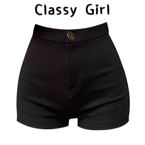 牛仔裤百搭超短裤修身弹力热裤女