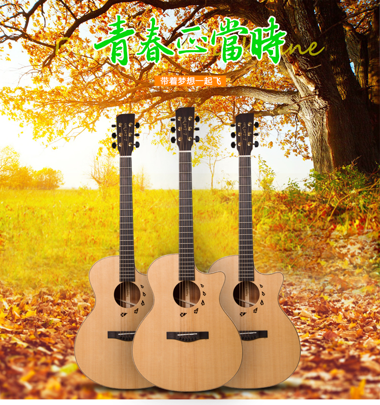 luthier bayou a/i民谣高端全单吉他