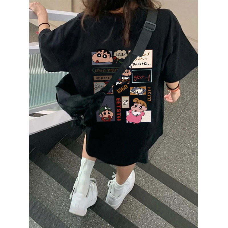 夏季重磅纯棉短袖t恤女潮美式复古oversize港味chic半袖宽松上衣