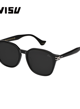 EVISU惠美寿男女黑框街拍板材太阳镜防紫外线墨镜