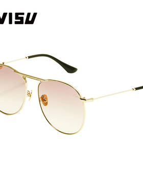 EVISU眼镜惠美寿复古个性街拍太阳镜男女金属潮流墨镜2081