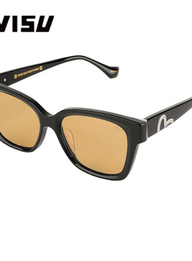 2025新款EVISU惠美寿太阳镜蝶形墨镜女时尚防紫外线遮阳镜2101
