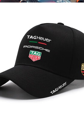 tag heuer泰格豪雅保时捷F1车队队服赛车棒球帽男机车鸭舌帽子