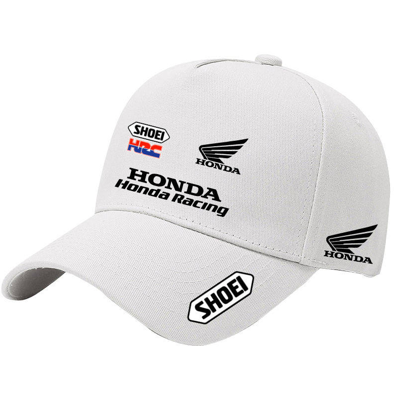 HONDA本田摩托车棒球帽车队比赛服定制骑行运动男棉遮阳鸭舌帽子