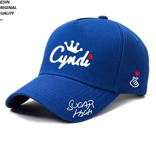 王心凌柠檬凌迷SugarHigh演唱会同款粉丝应援男女棒球帽鸭舌帽子