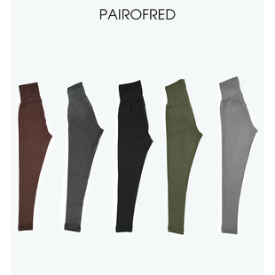 瑜伽裤 保暖打底裤 加绒外穿 澳绒大弹力高腰收腹修身 ROW风2025春季