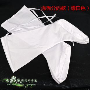 小生布袜古装 影视布袜 男女袜子唐服汉服袜子白色长筒云袜戏曲古装