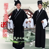 打手家奴家丁衣服 越剧戏曲京剧服装 小生老生苦生衣服 小生素衣
