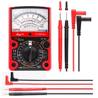 A-BF/不凡CT391A+套餐一指针式电压电流表刻度式多功能万用表23档
