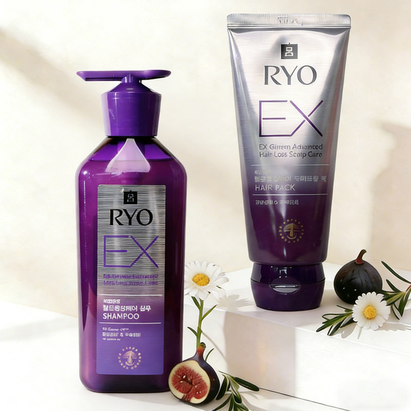 紫吕洗发水防脱发ex护发素控油ryo爱茉莉韩国原装进口固发女生姜