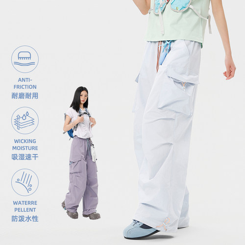 狼杰斯轻量防泼水户外工装裤