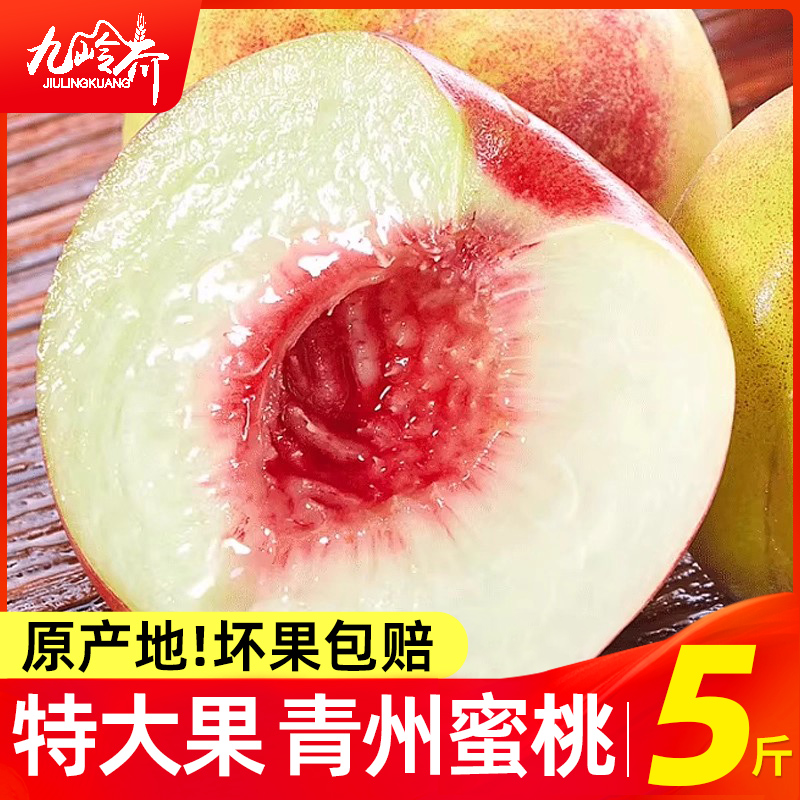 正宗山东青州蜜桃新鲜水果桃子脆桃当季整箱冬桃鲜果金秋脆甜现摘