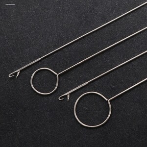 盘扣神器翻里器手工盘扣翻带工具长勾针细钩服装钩子翻边器穿针器