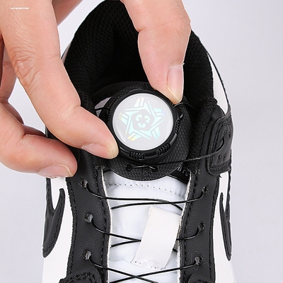 粗绳旋扣自紧旋钮便捷鞋带扣自动鞋扣神器运动鞋配件弹力收紧鞋带