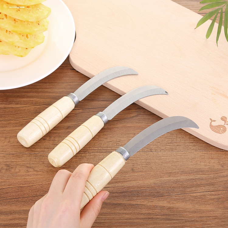 加厚弯刀不锈钢香蕉菠萝专用