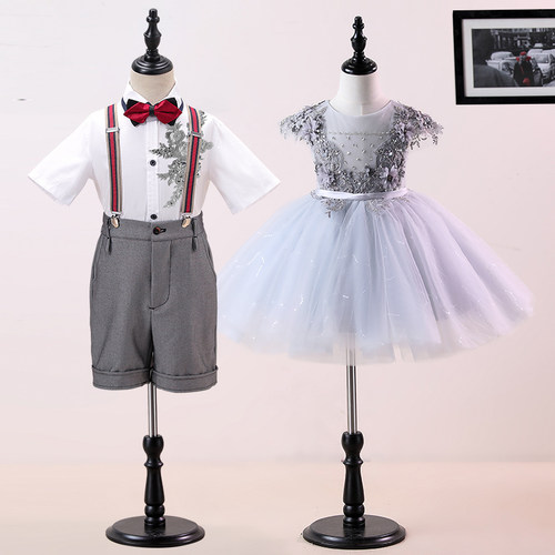 儿童合唱演出服幼儿园毕业照礼服