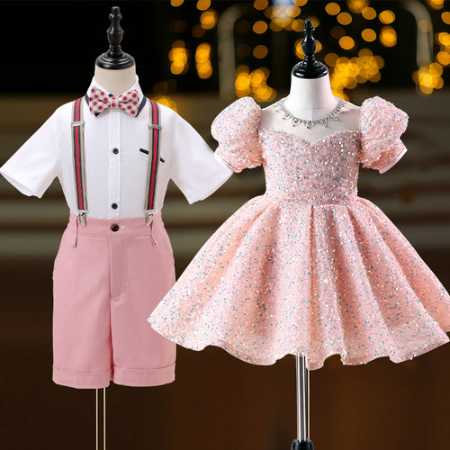 元旦儿童合唱演出服幼儿园表演服