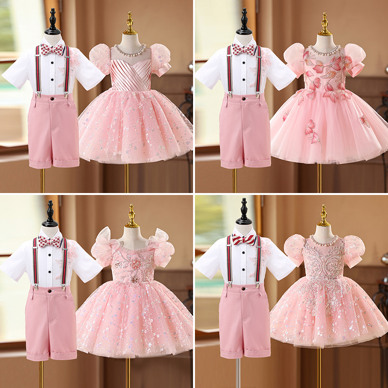 六一兒童演出服男女童禮服蓬蓬裙