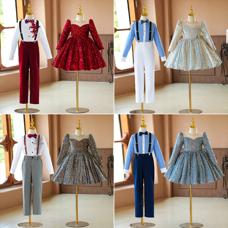 儿童合唱团演出服小学生表演服