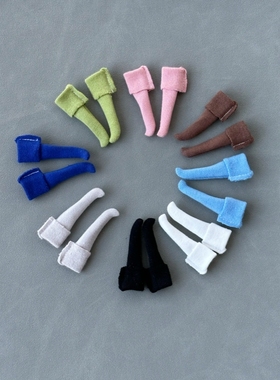 小布blythe ob24 ob26 ob27芭可比儿azone licca娃娃配件高筒袜子