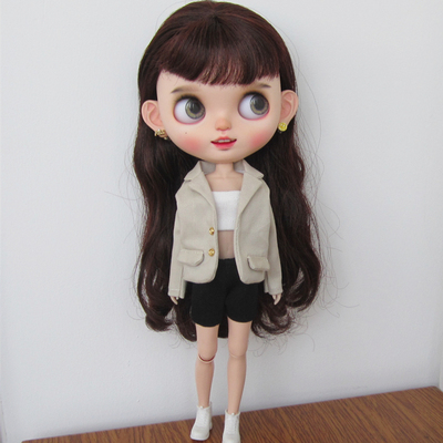 小布blythe娃衣 职场西服套装 ob24 azone 芭可比儿娃衣 成品现货
