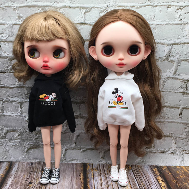 小布blythe娃衣 ob22 ob24 licca azone 6分娃衣 米奇老鼠卫衣