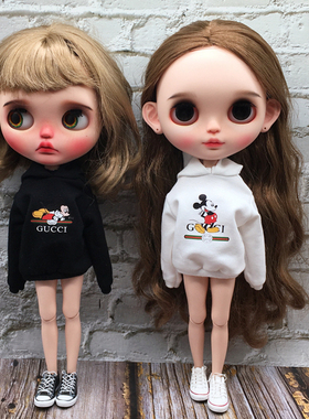 小布blythe娃衣 ob22 ob24 licca azone 6分娃衣 米奇老鼠卫衣
