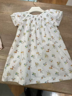 Choice.i Girl bp 女童花卉图案小飞袖连衣裙