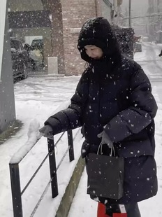 Choice.i Girl maybebaby主理人款 90白鹅绒加厚连帽羽绒服