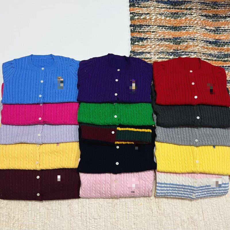 Choice.i Girl 女童大童 彩色针织衫英伦风麻花开衫 亲子