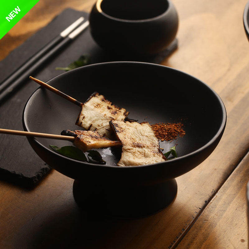 创意日式陶瓷高脚碟家用点心盘盘子餐盘糕点盘甜品碟果盘宝宝餐具