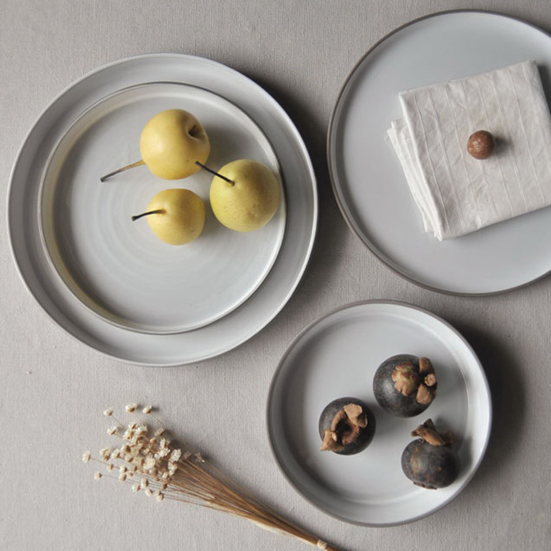 微瑕粗陶简约风田园风素食米饭碗