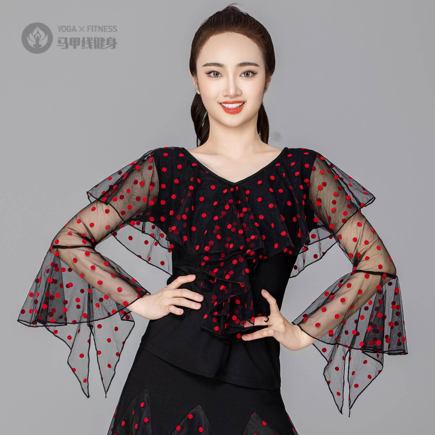 2025摩登舞新款探戈舞蹈服女士