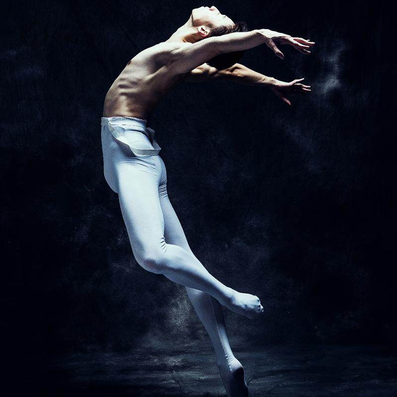 男款芭蕾舞长裤背带紧身连脚练功裤高弹力舞蹈连体裤男士表演出服