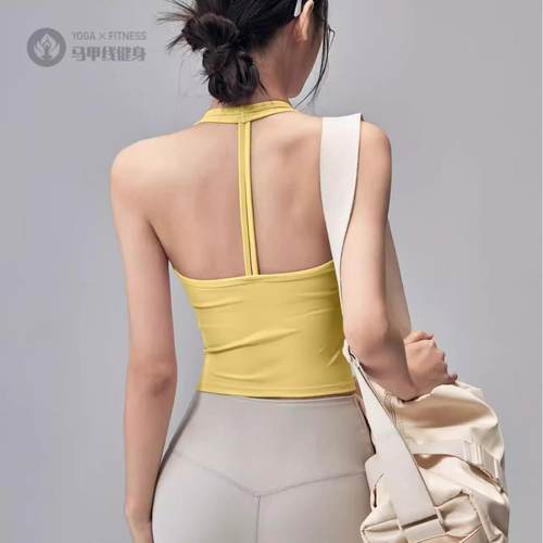 背心式瑜伽健身文胸女夏
