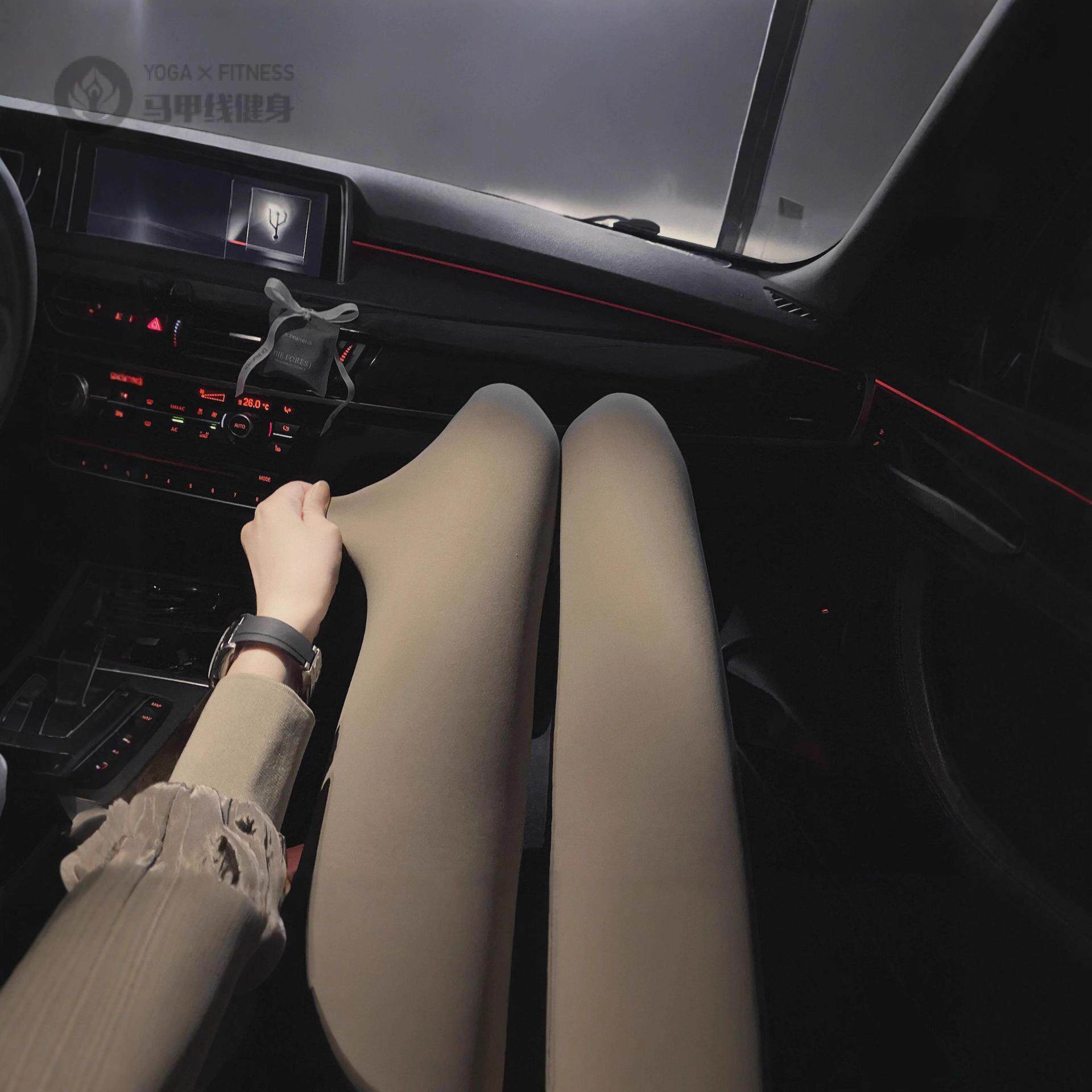 671加绒加厚系列秋冬款加长打底裤保暖女裤子皮瑜伽运动