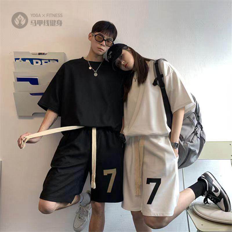 休闲运动套装男女学生夏季新款